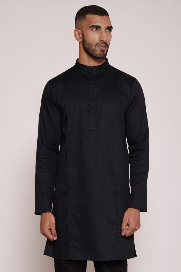 Black kurta 2 piece set