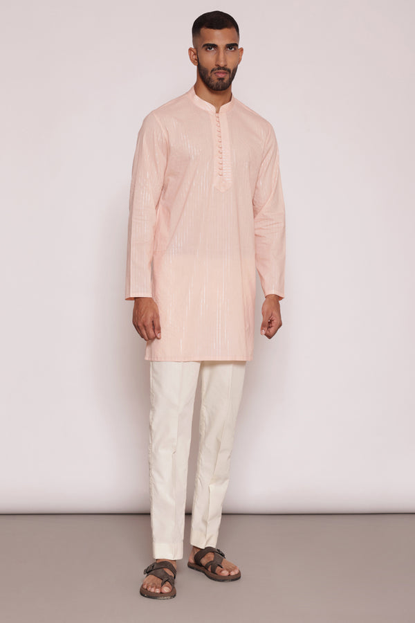 Peach Kurta 2 piece set