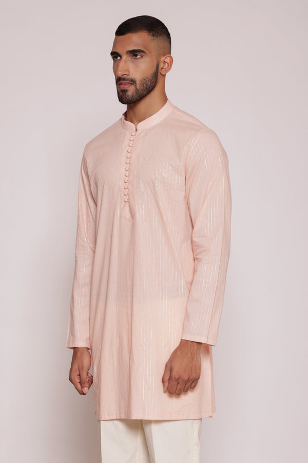 Peach Kurta 2 piece set