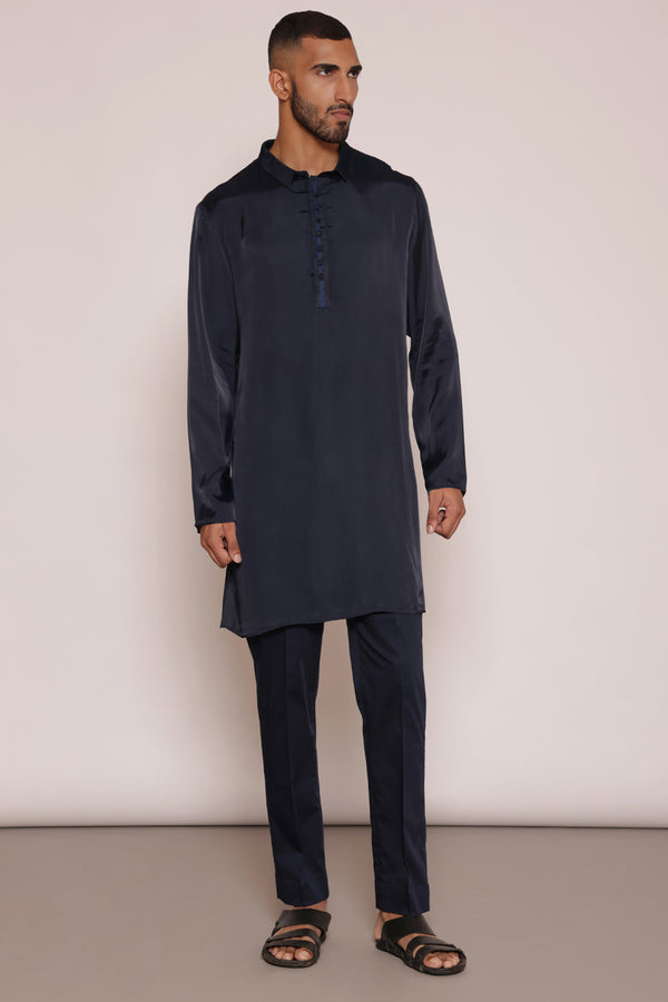 Navy Kurta 2 piece set