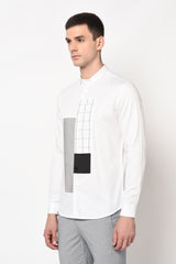 WOGGLE- STYLISED GRAPHIC CUT AND SEW SHIRT